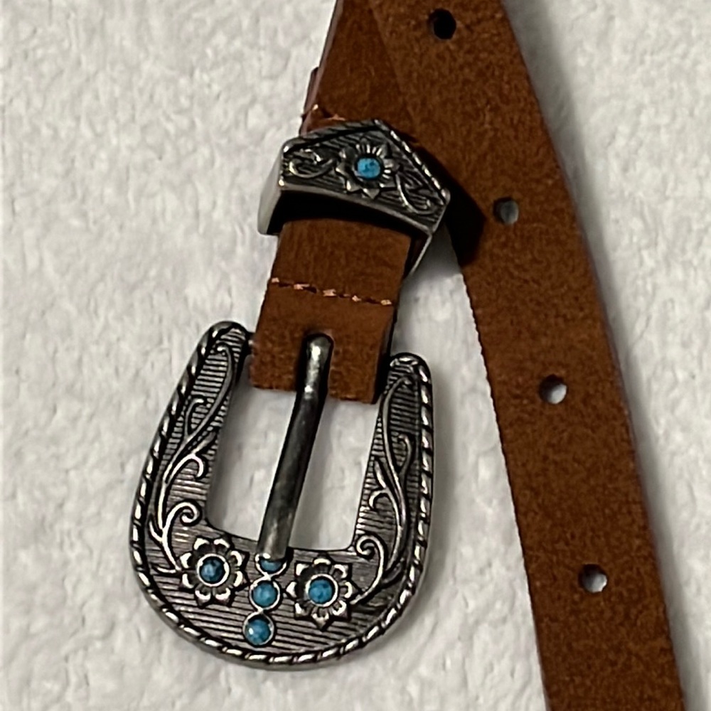 NWT American Eagle belt Sz Xs/S genuine cow leather B61